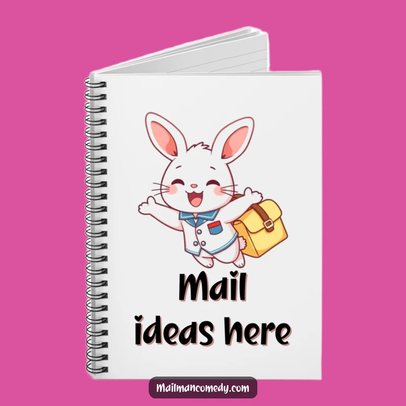 Funny Mail Bunny Journal: Cheerful Flyer, Hilarious Notes Book!
