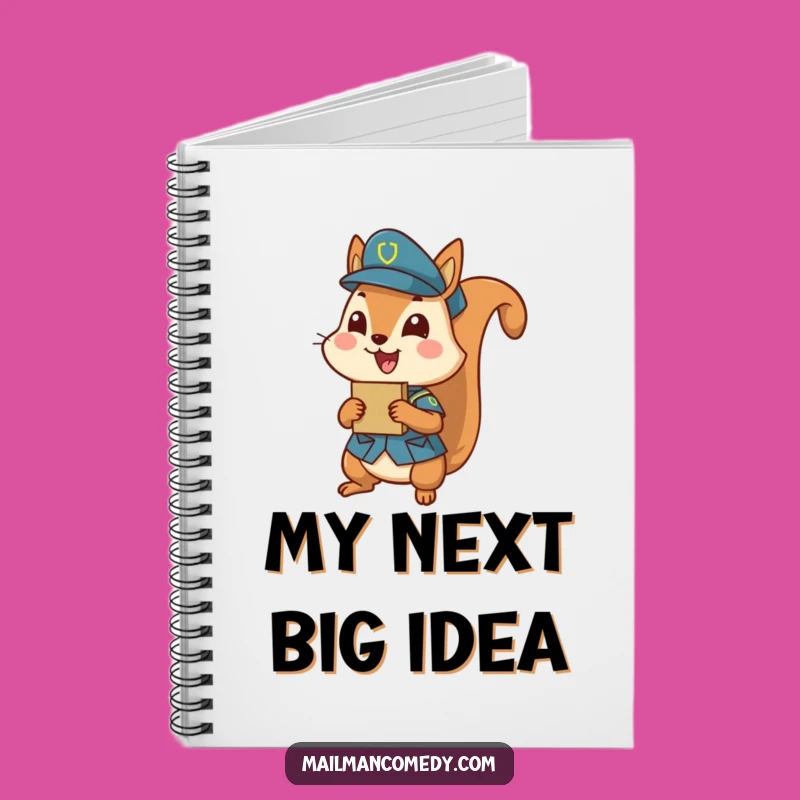 Funny Squirrel Delivery Notebook: Humorous Journal for Ideas, Gift